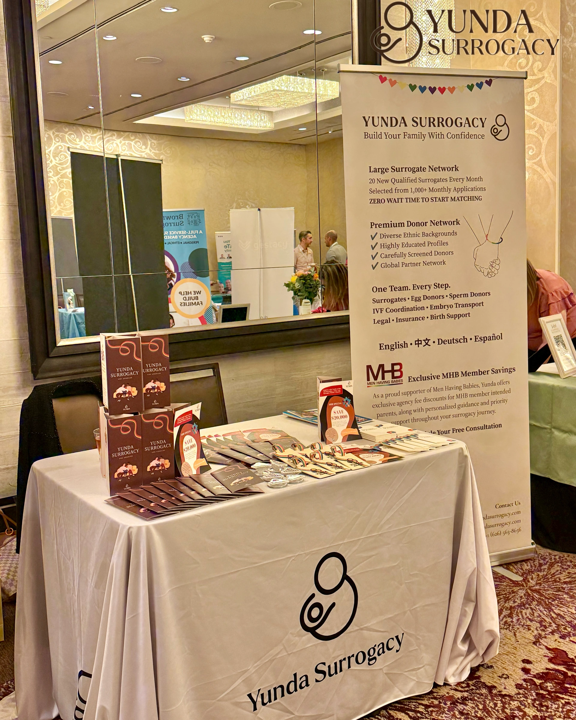 Yunda Surrogacy display at MHB New York 2026