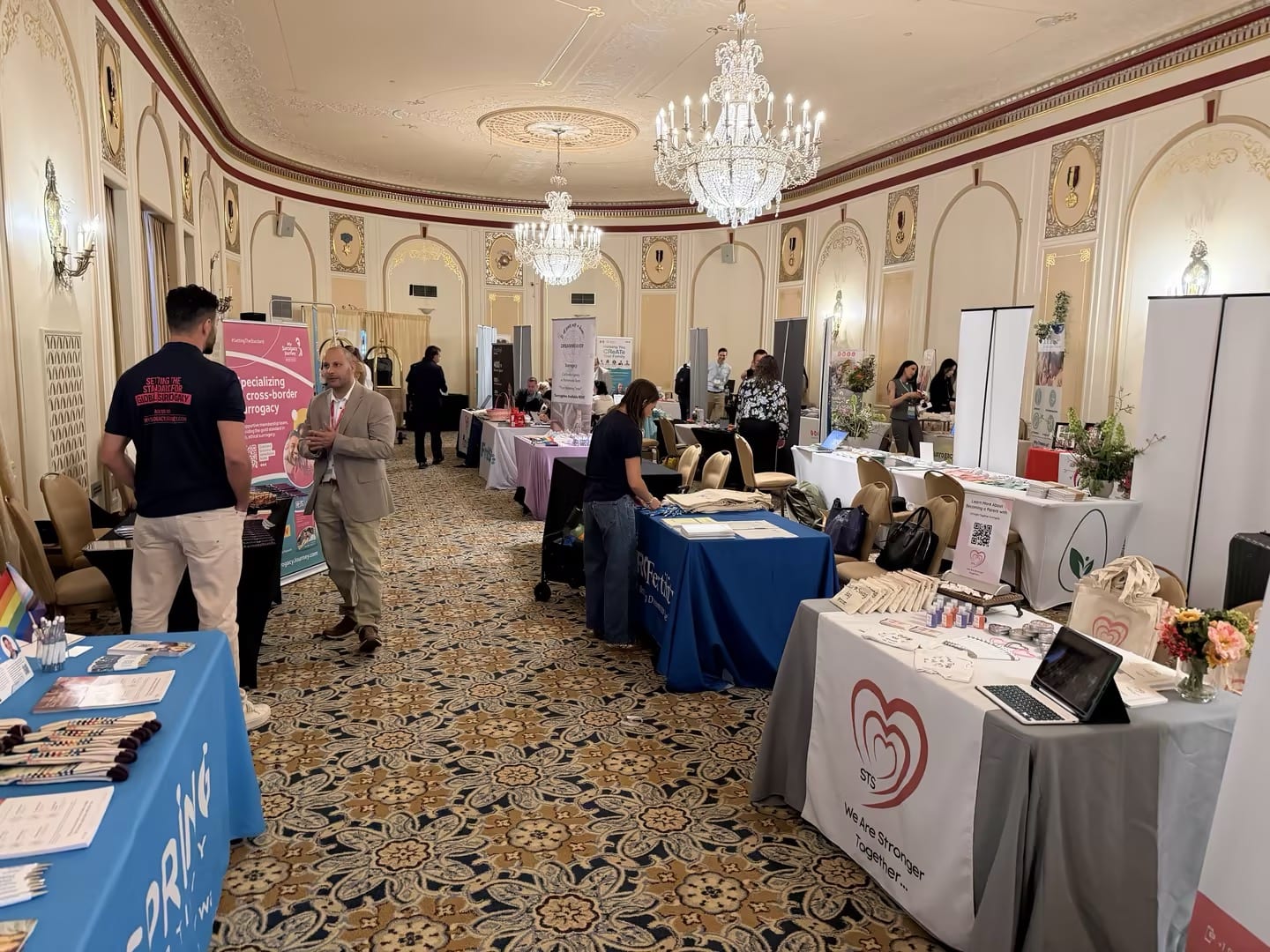 Surrogacy organizations at a California community event