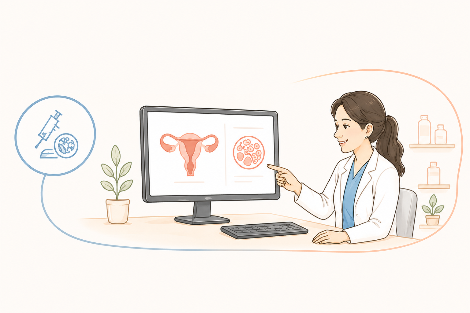 从咨询到分娩的八个代孕步骤配图式总览。 — IVF 诊所协调